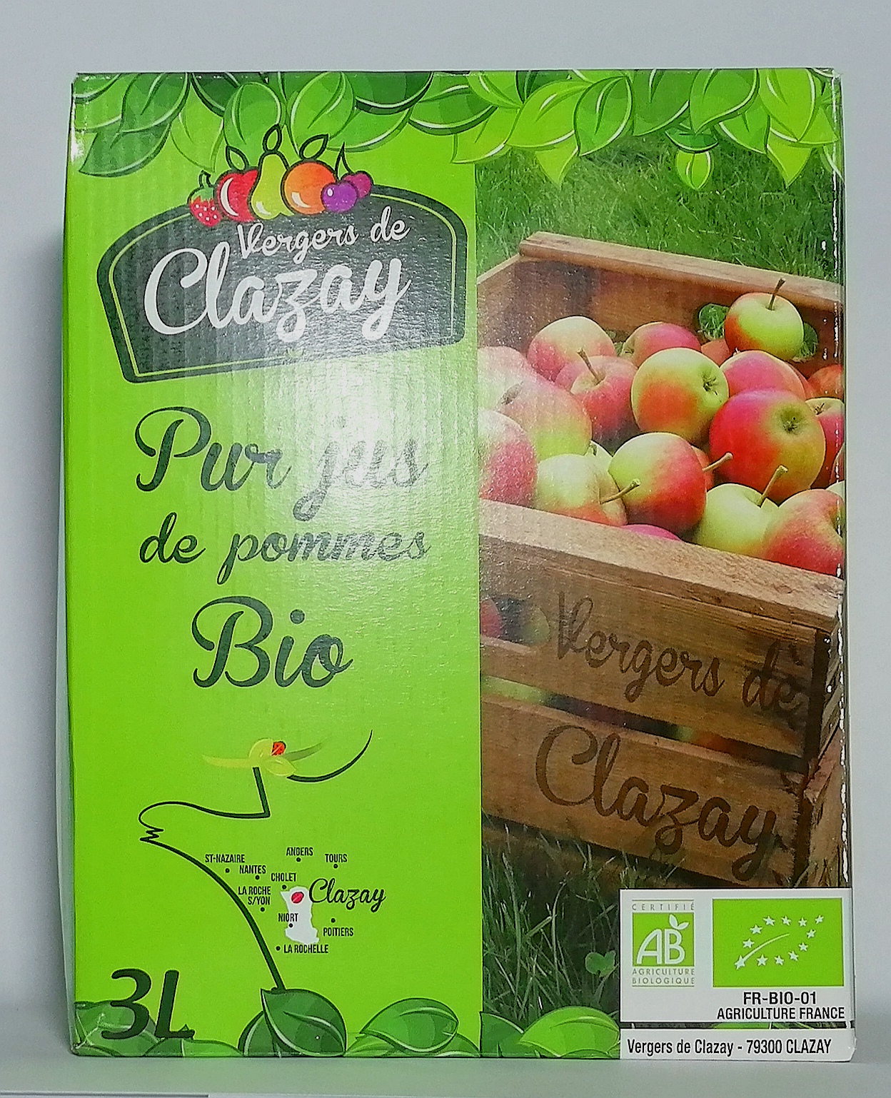 jus de pommes bio